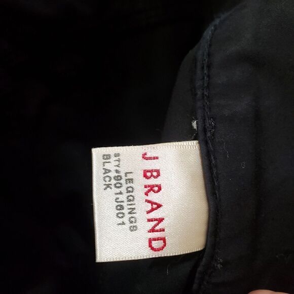 J Brand  black leggings size 25 women's skinny stetch minimalist - Picture 8 of 9